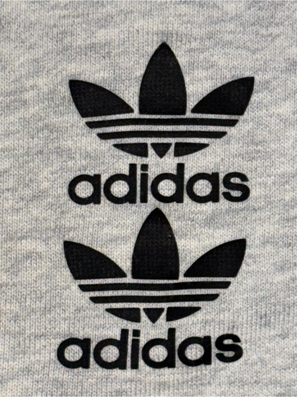 Adidas Cuffed Jogger Sweatpants Women’s Size XL Gray Multicolor Trefoil HA4367 - Picture 4 of 16